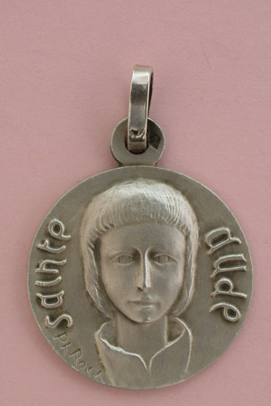Médaille Argent Prénom Aude 18 mm