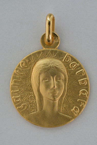 Médaille PO Barbara 18 mm
