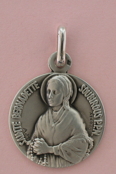 Médaille Argent Prénom Bernadette 18 mm