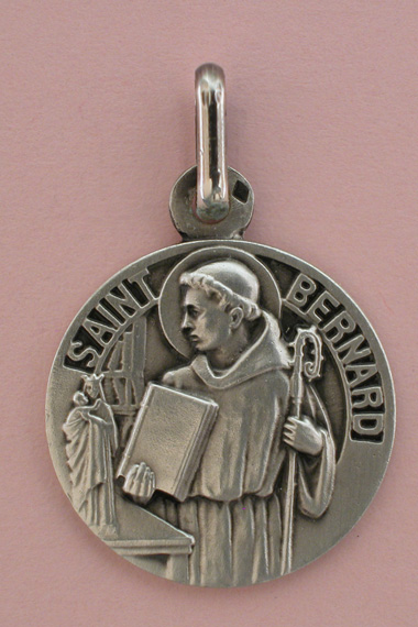 Médaille Argent Prénom Bernard 18 mm