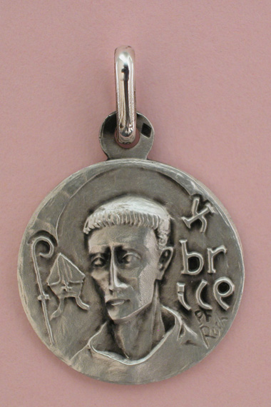 Médaille Argent Prénom Brice 18 mm