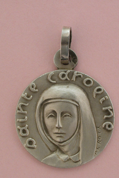 Médaille Argent Prénom Caroline 18 mm