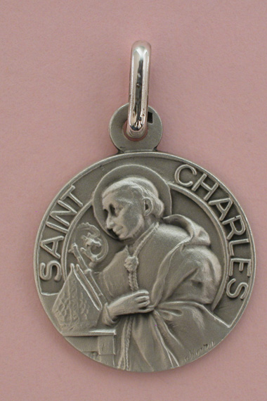Médaille Argent Prénom Charles 18 mm