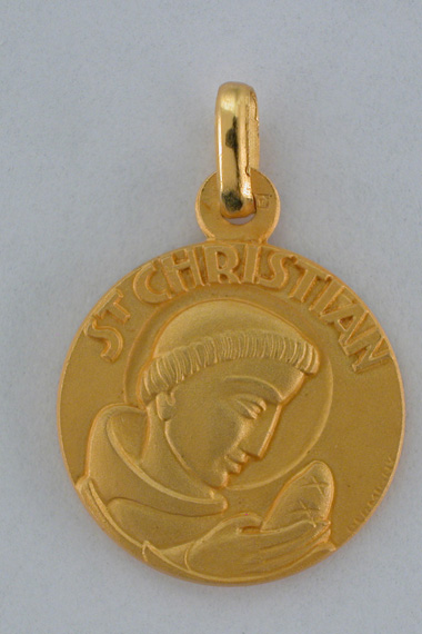 Médaille PO Christian 18 mm