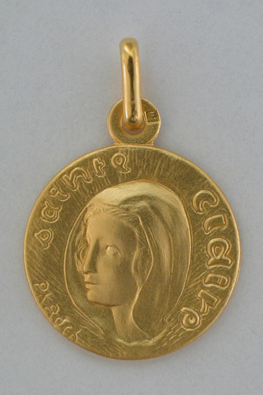 Médaille PO Claire 18 mm