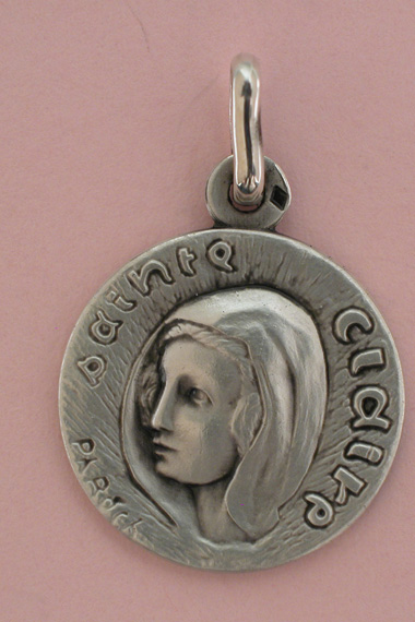 Médaille Argent Prénom Claire 18 mm