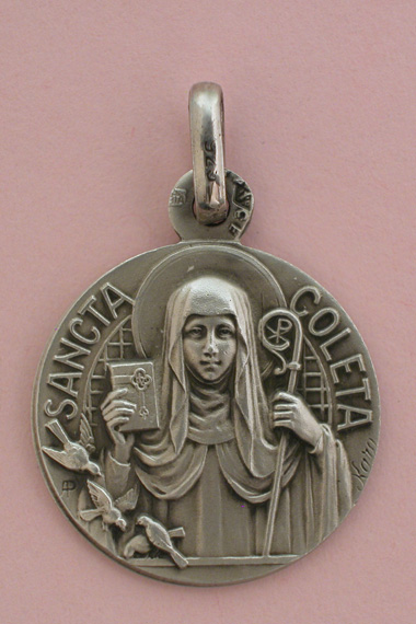 Médaille Argent Prénom Colette 18 mm