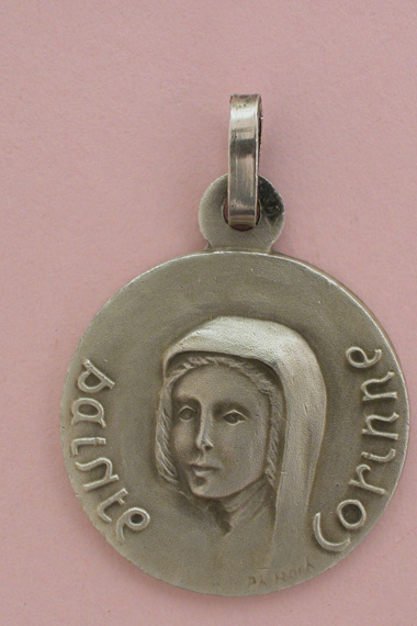 Médaille Argent Prénom Corinne 18 mm