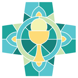 Croix Calice turquoise