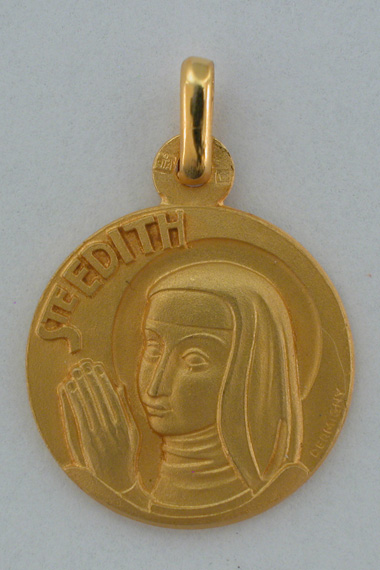 Médaille Or Prénom Edith 18 carats 18 mm
