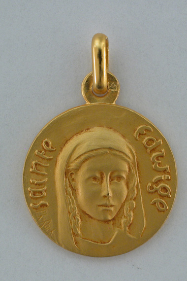 Médaille PO Edwige 18 mm