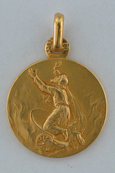 Médaille Or Prénom Elie 18 carats 15 mm