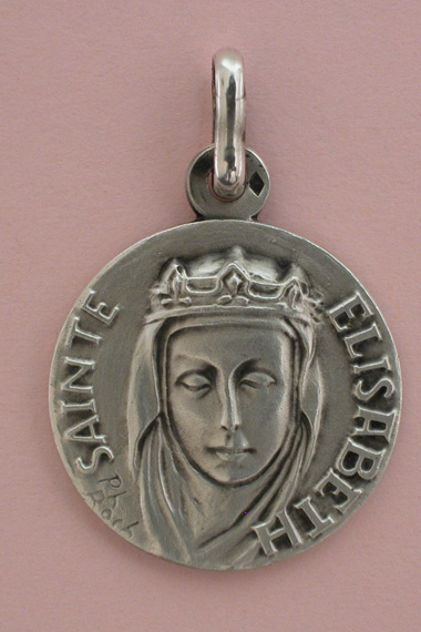 Médaille Argent Prénom Elisabeth 18 mm