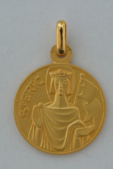 Médaille Or Prénom Éric 18 carats 15 mm