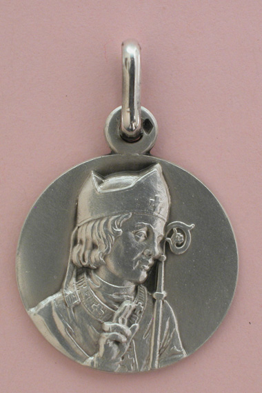 Médaille Argent Évêque 18 mm