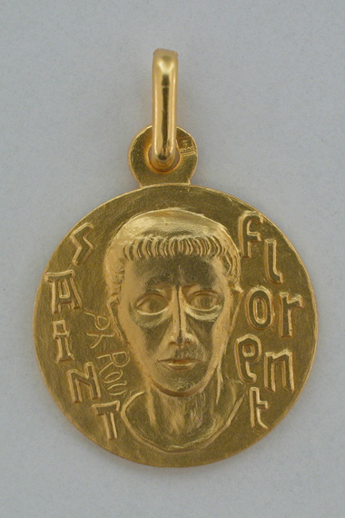 Médaille PO Florent 18 mm