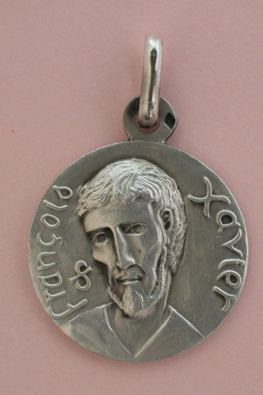 Médaille Argent Prénom François-Xavier 18 mm
