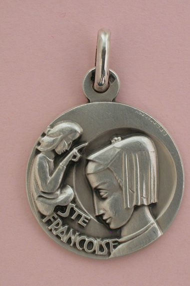 Médaille Argent Prénom Françoise 18 mm