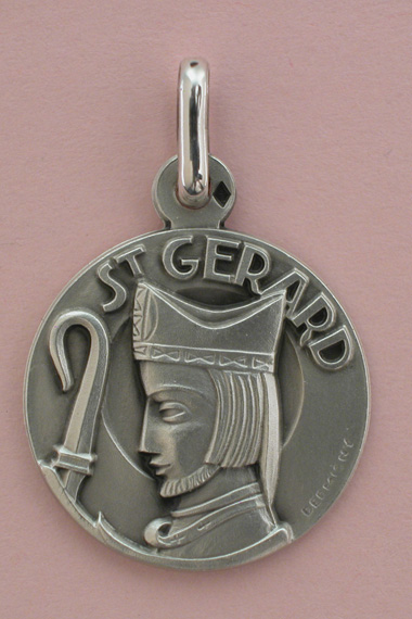 Médaille Argent Prénom Gérard 18 mm