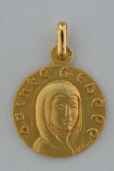 Médaille PO Gisèle 18 mm