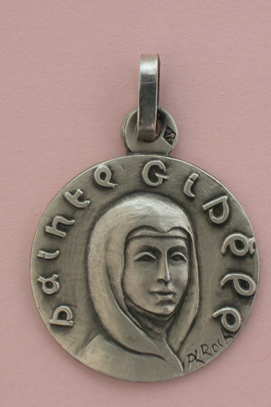 Médaille Argent Prénom Gisèle 18 mm