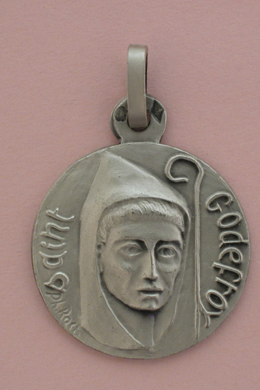 Médaille Argent Prénom Godefroy 18 mm