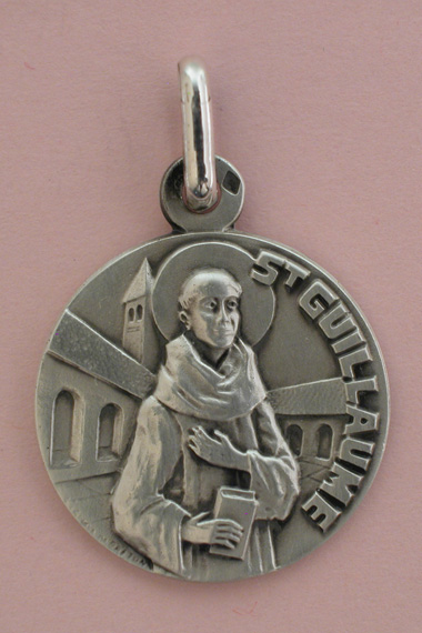 Médaille Argent Prénom Guillaume 18 mm