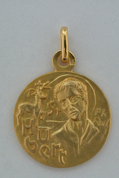 Médaille PO Hubert 18 mm
