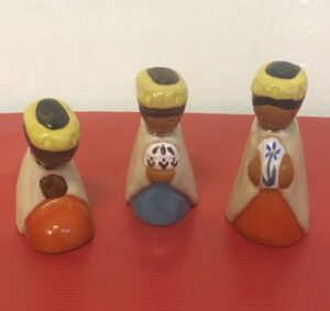 Rois Mages - santons A1 de l'Abbaye de Jouarre