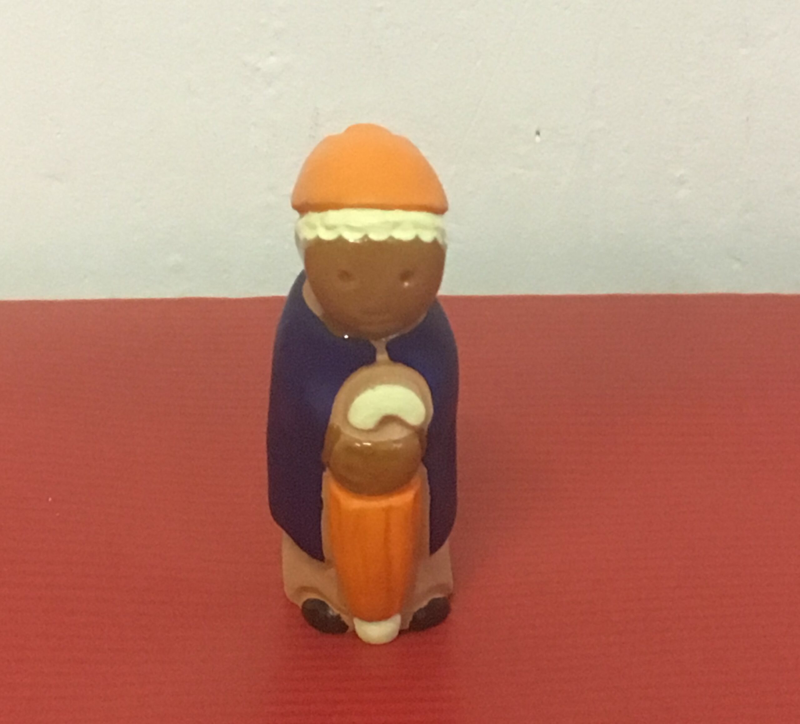 Sage au parapluie - Santon B2 de l'Abbaye de Jouarre