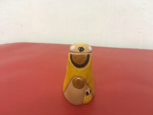 Roi Mage à genoux - Santon B2 de l'Abbaye de Jouarre