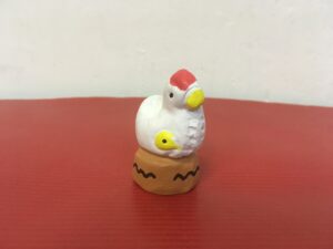 Poule - Santon B2 de l'Abbaye de Jouarre