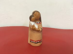 Statue de Notre Dame de la Joie, céramique de Jouarre