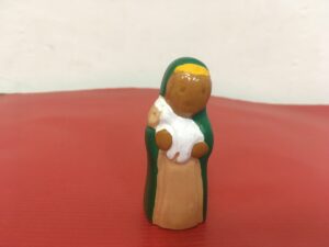 Berger au mouton - Santon B2 de l'Abbaye de Jouarre