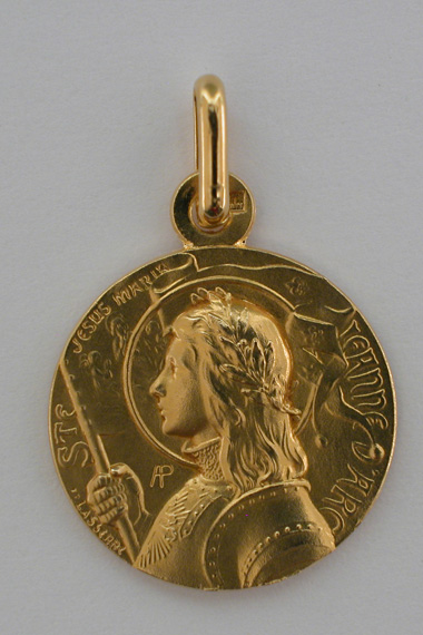 Médaille PO Jeanne-D'Arc 18 mm