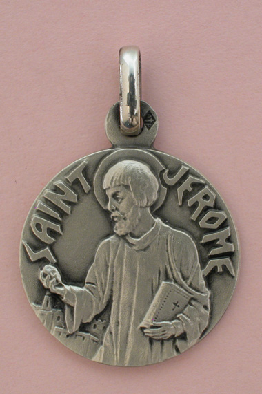 Médaille Argent Prénom Jérôme 18 mm