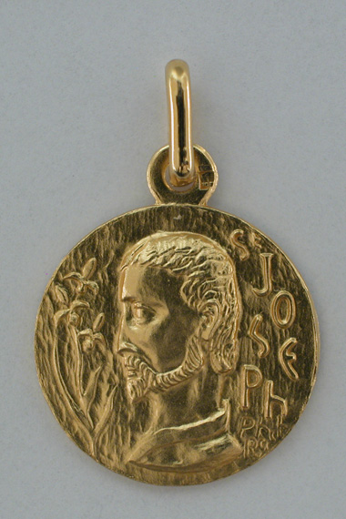 Médaille Or Prénom Joseph 18 carats 15 mm