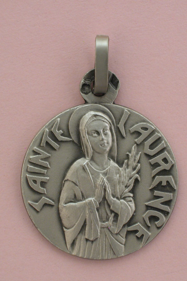 Médaille Argent Prénom Laurence 18 mm
