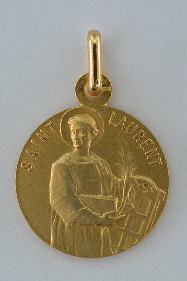 Médaille PO Laurent 18 mm