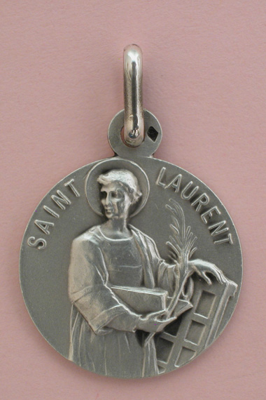 Médaille Argent Prénom Laurent 18 mm