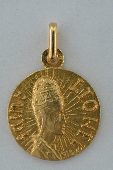 Médaille Or Prénom Lionel 18 carats 15 mm