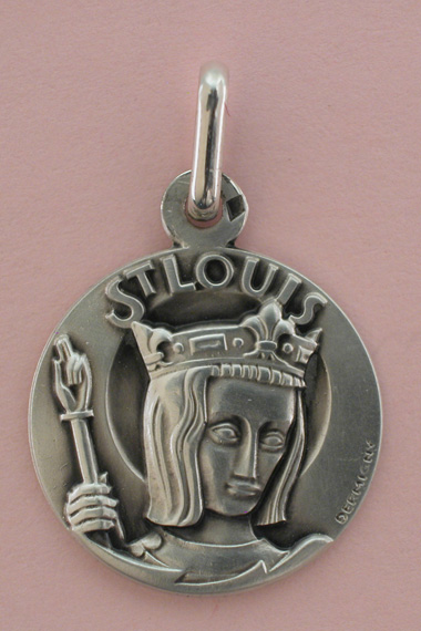 Médaille Argent Prénom Louis 18 mm