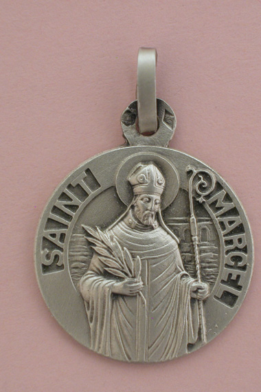 Médaille Argent Prénom Marcel 18 mm