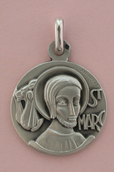 Médaille Argent Prénom Marc 18 mm