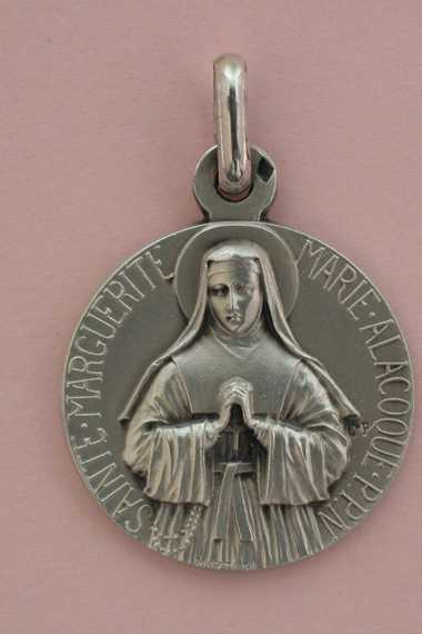 Médaille Argent Prénom Marguerite 18 mm