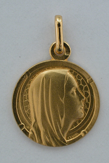 Médaille Or Prénom Marie 18 carats 18 mm