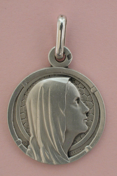 Médaille Argent Prénom Marie 18 mm