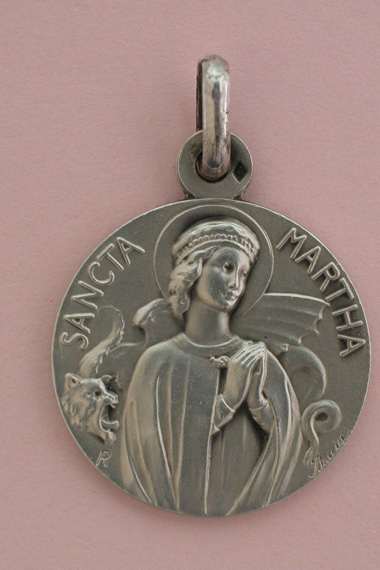 Médaille Argent Prénom Marthe 18 mm