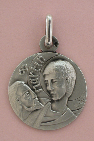 Médaille Argent Prénom Martin 18 mm