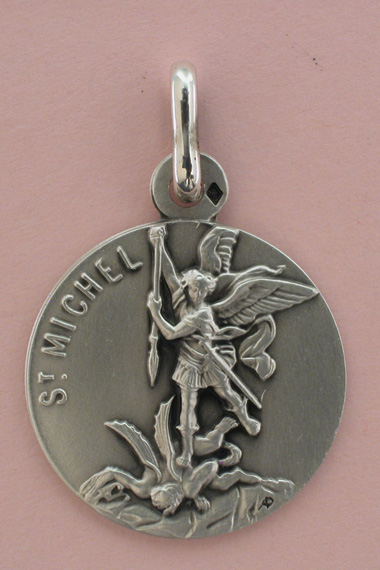Médaille Argent Prénom Michel 18 mm